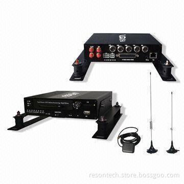 H.264 4CH Full D1 3G GPS Mobile DVR with Wi-Fi Download, CANbus, G-sensor and Dual Netwok Stream